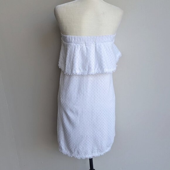 Bella Dahl white eyelet strapless tube dress - Picture 3 of 5